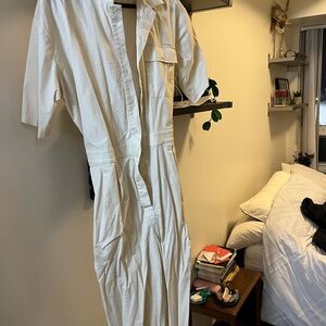 OAK + FORT Cream Jumpsuit